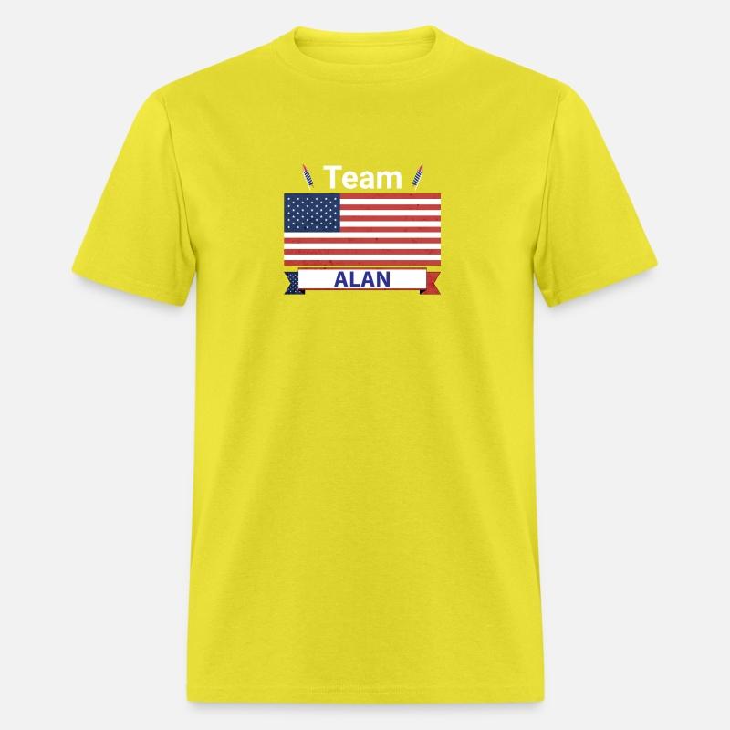 Team Alan USA American Flag Stars Stripe