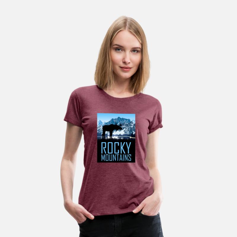 The Beauty Of Rocky Mountains Nature Illustration