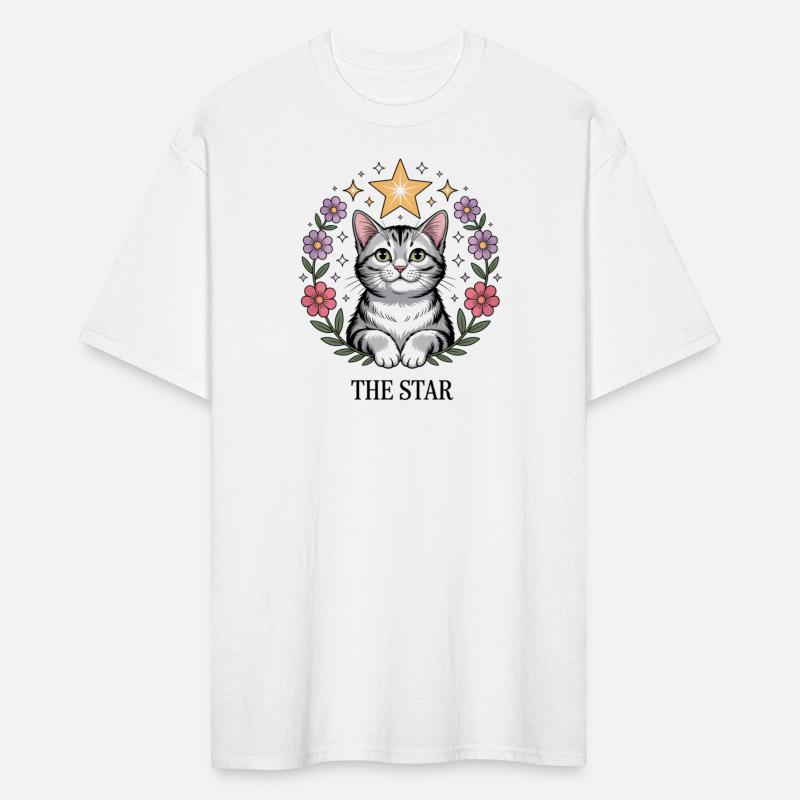 The Star Tarot Cat Illustration