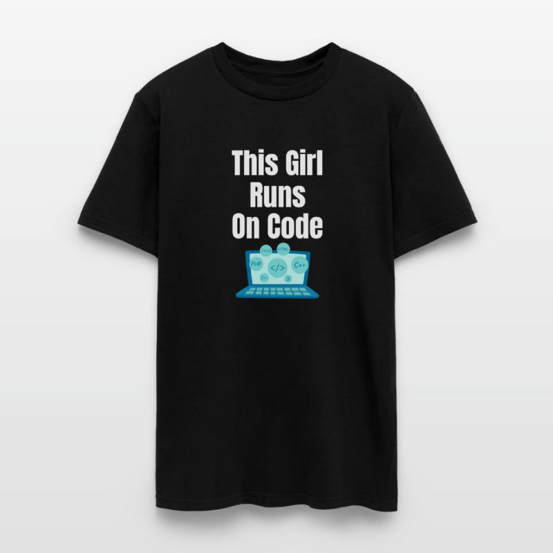 This Girl Runs On Codes Programmer Computer