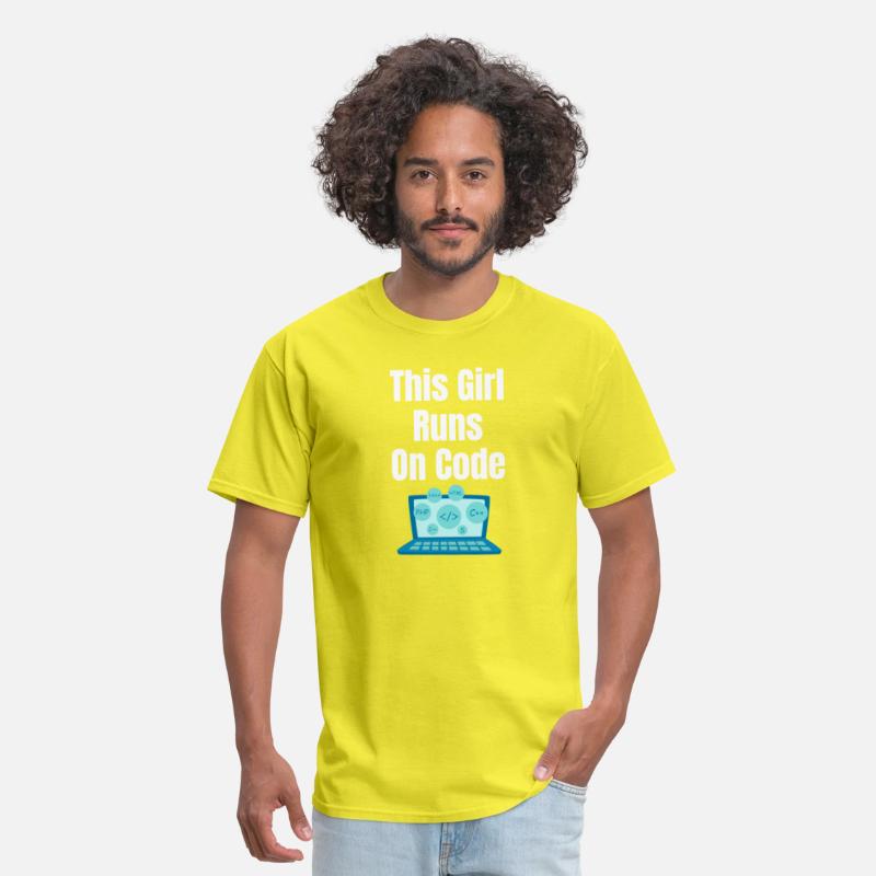 This Girl Runs On Codes Programmer Computer