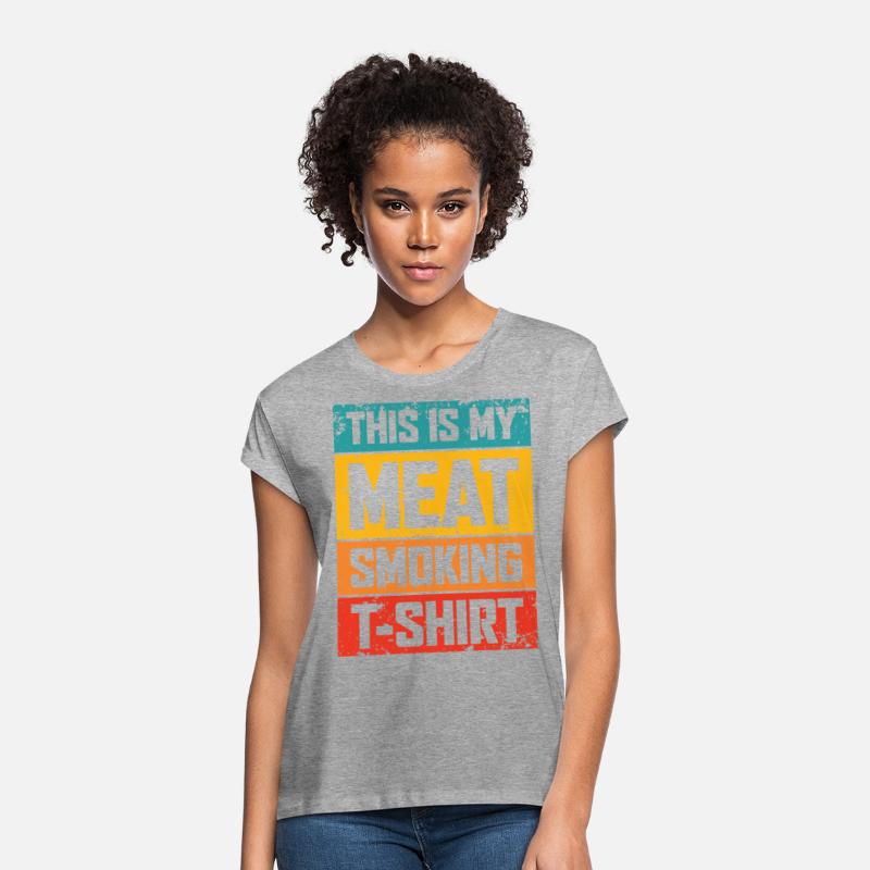 This Is My Meat Smoking T-Shirt Funny For BBQ Smok