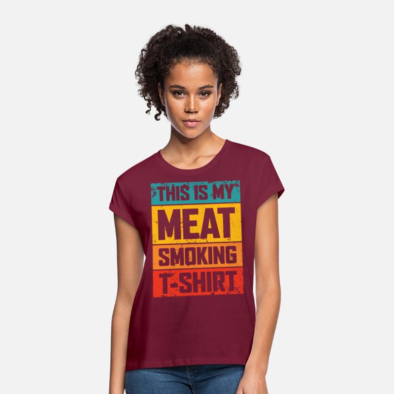 This Is My Meat Smoking T-Shirt Funny For BBQ Smok