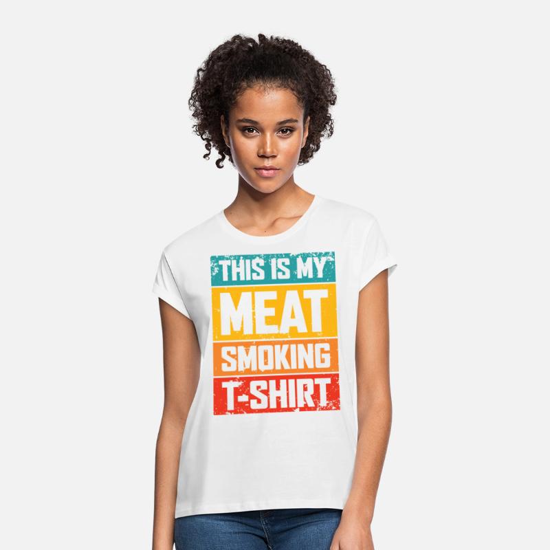 This Is My Meat Smoking T-Shirt Funny For BBQ Smok