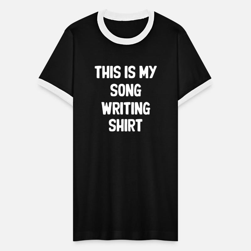 This Is My Song Writing Shirt Karaoke Guitarist