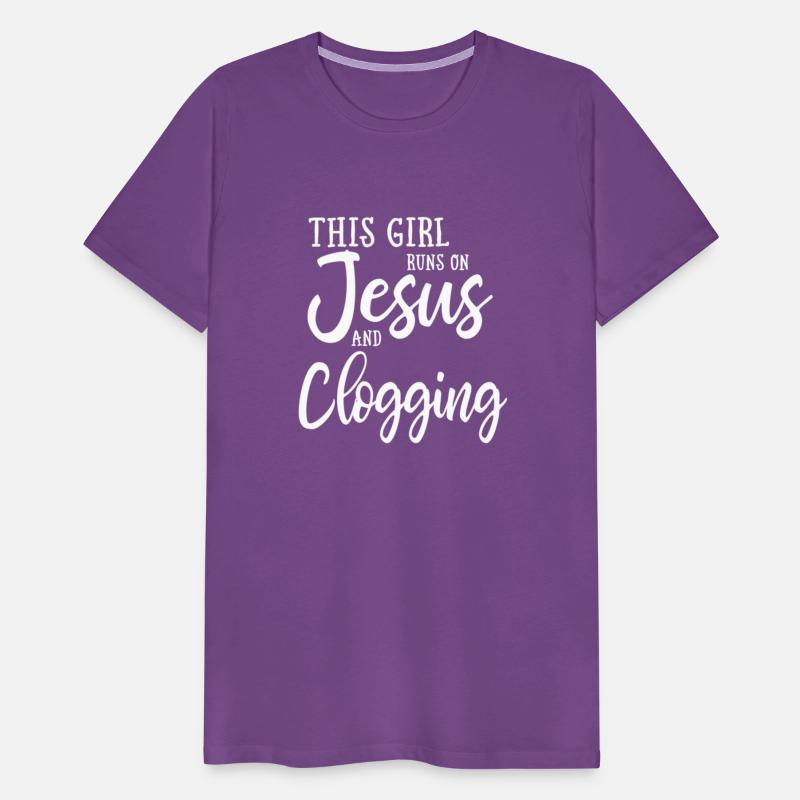 This Runs On Jesus And Clogging Clog Dance Swea