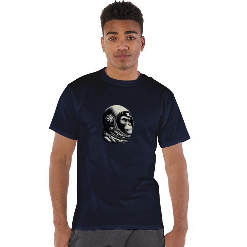 Thoughtful Chimpanzee Astronaut Cosmos