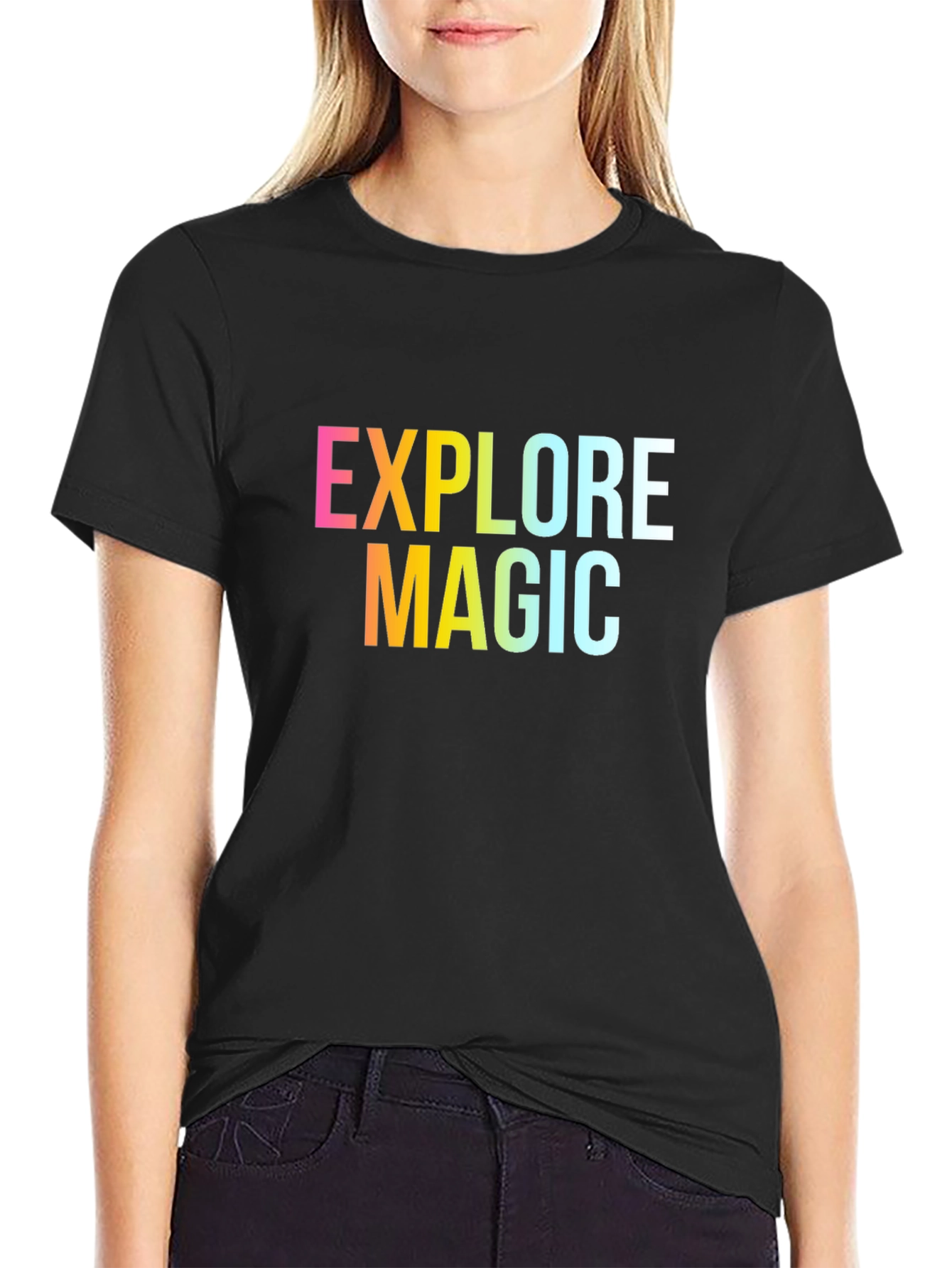 Explore Magic Graphic Tee - Stylish Unisex T-Shirt