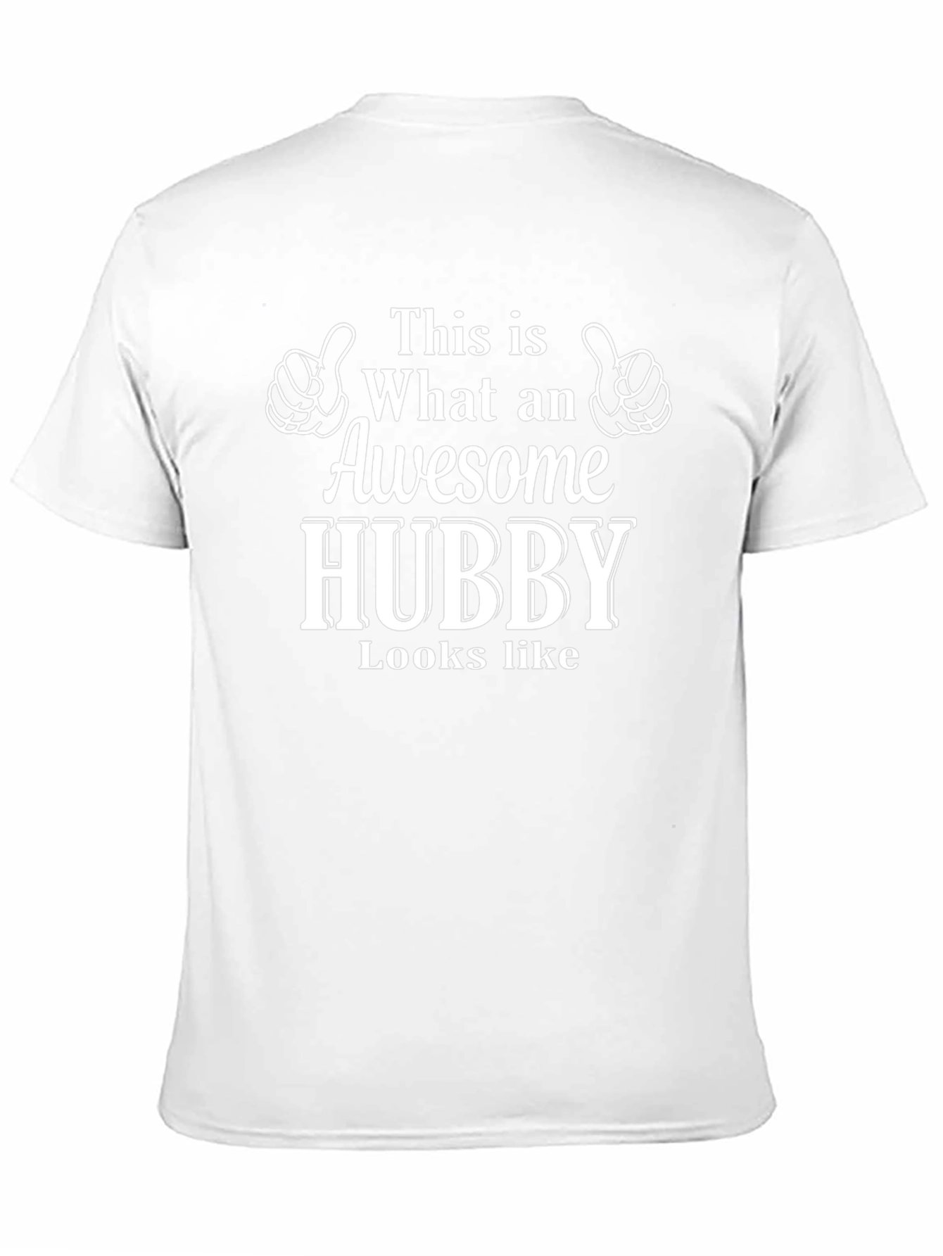 Awesome Hubby Black T-Shirt - Gift for Husband