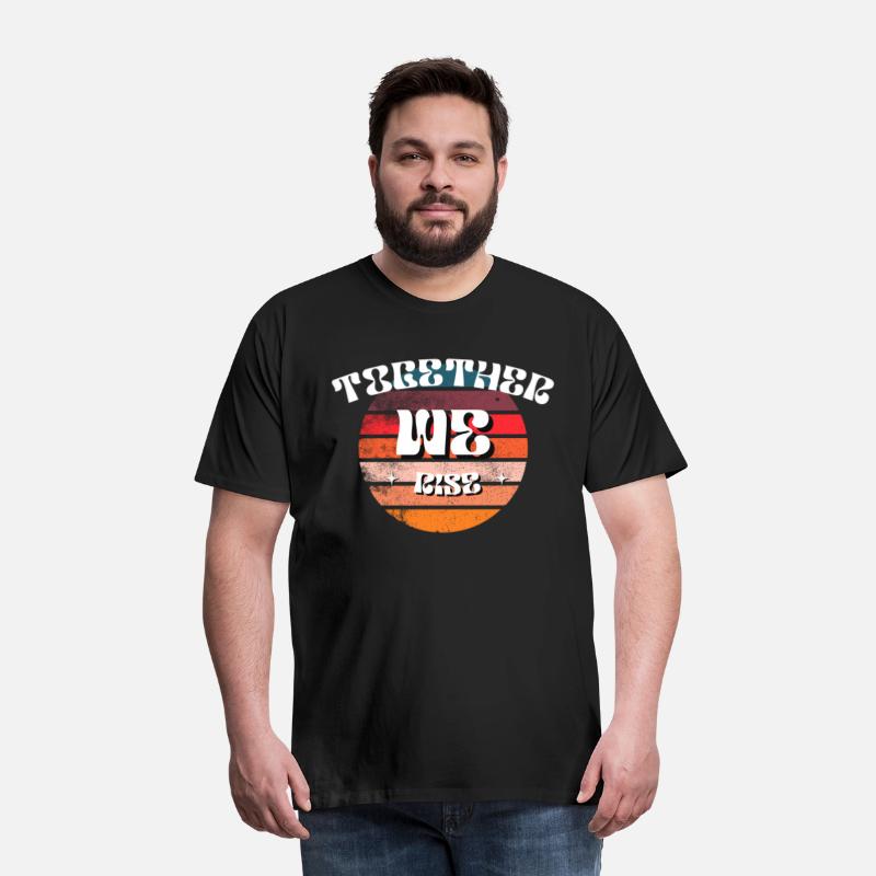 Together We Rise - Black Lives Matter- Retro