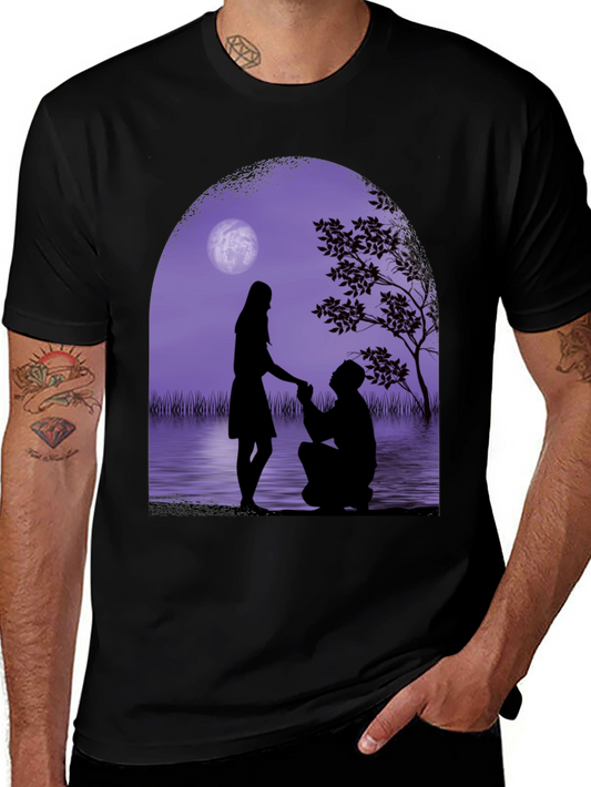 Romantic Proposal Graphic Tee
