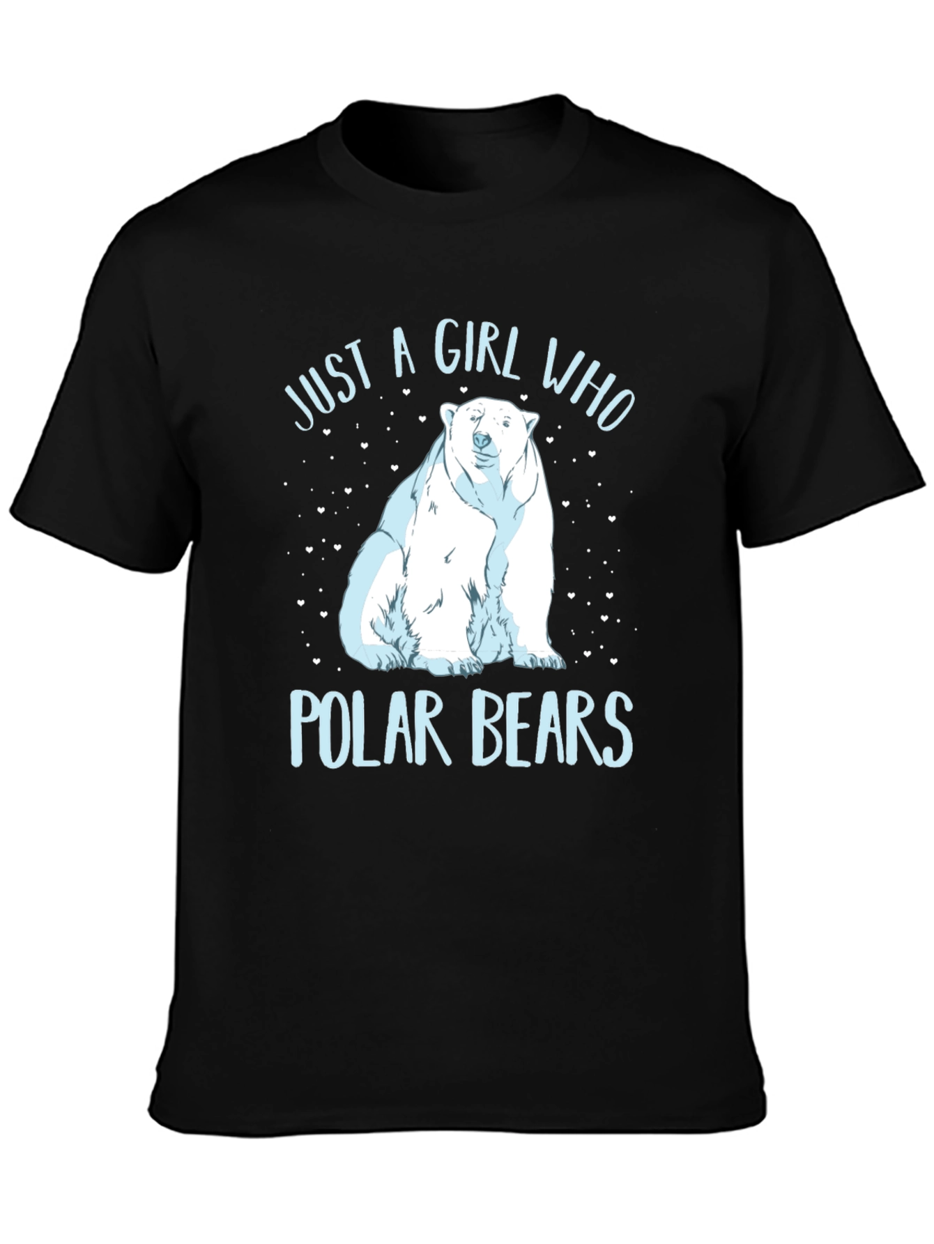 Girl Who Loves Polar Bears T-Shirt