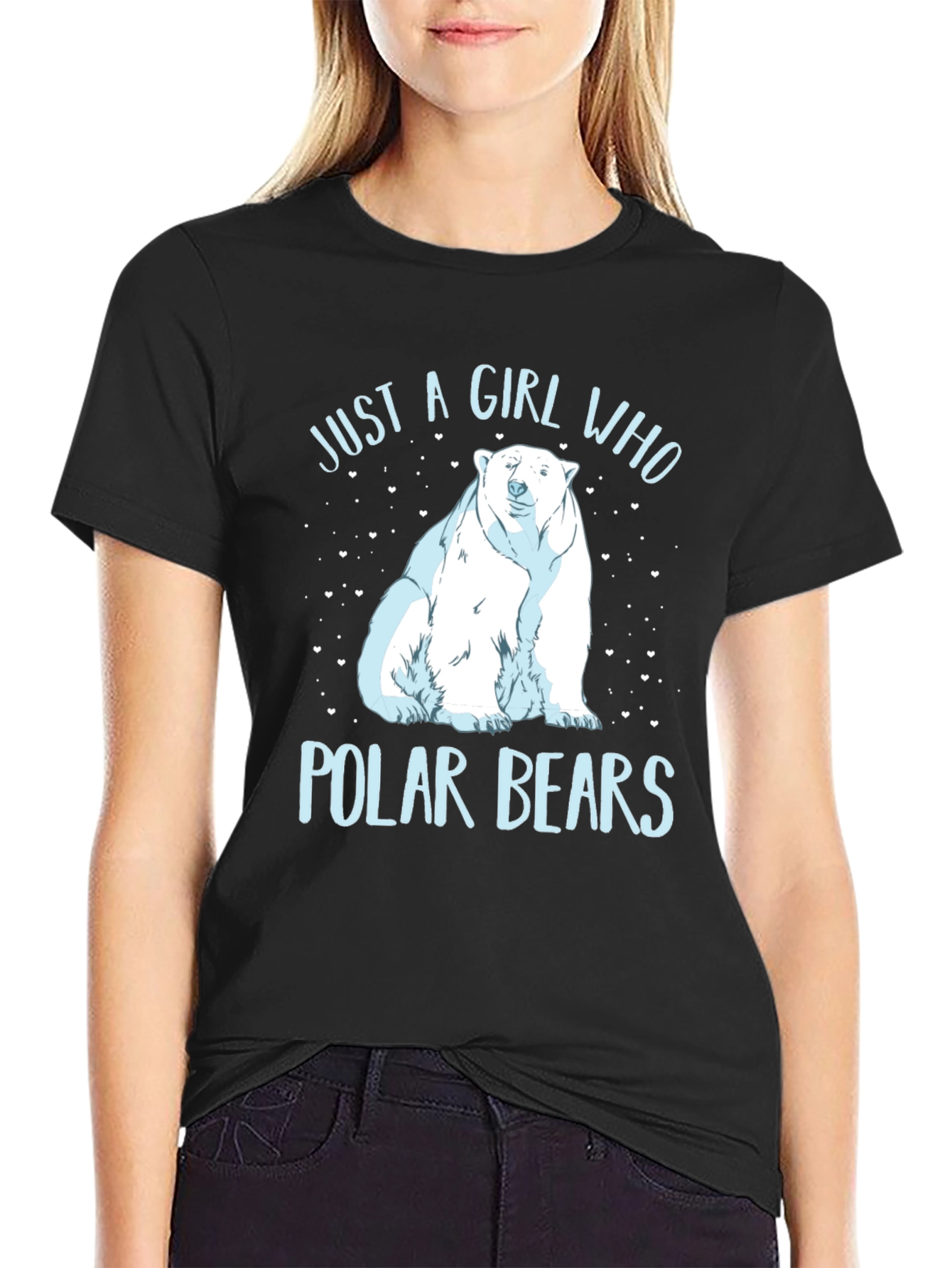 Girl Who Loves Polar Bears T-Shirt