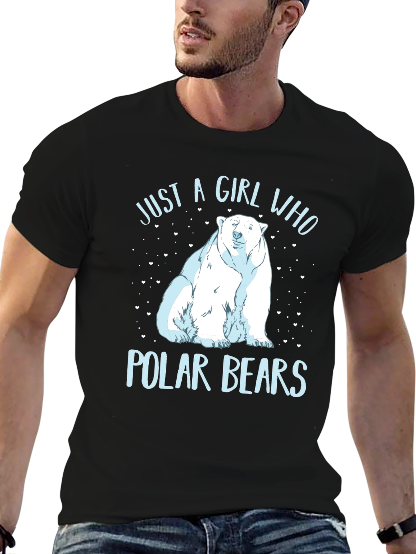 Girl Who Loves Polar Bears T-Shirt