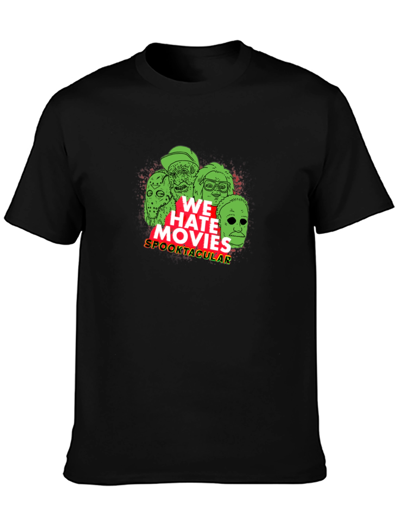 We Hate Movies Spooktacular Black T-Shirt