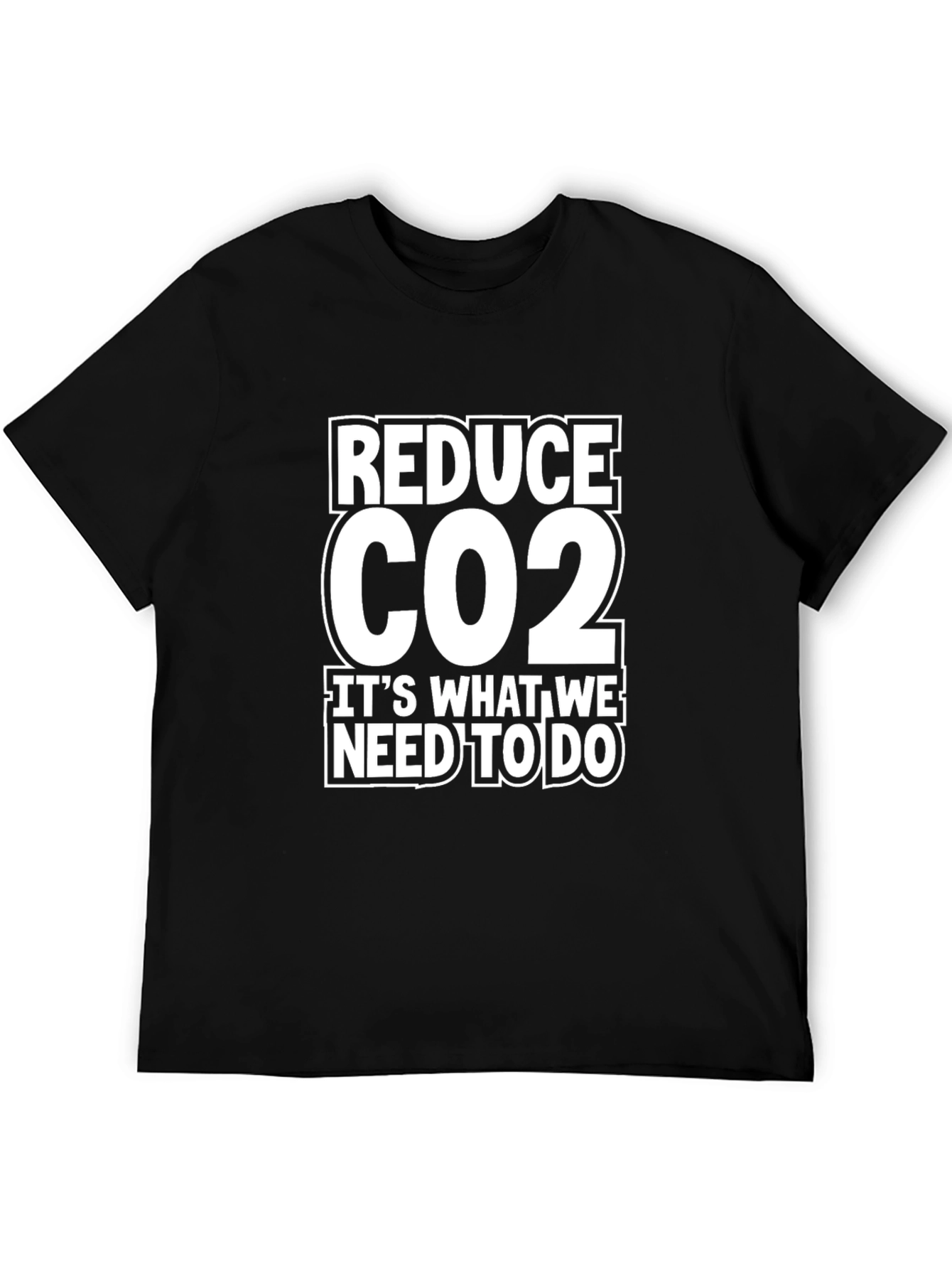 Reduce CO2 T-Shirt: Environmental Awareness Tee