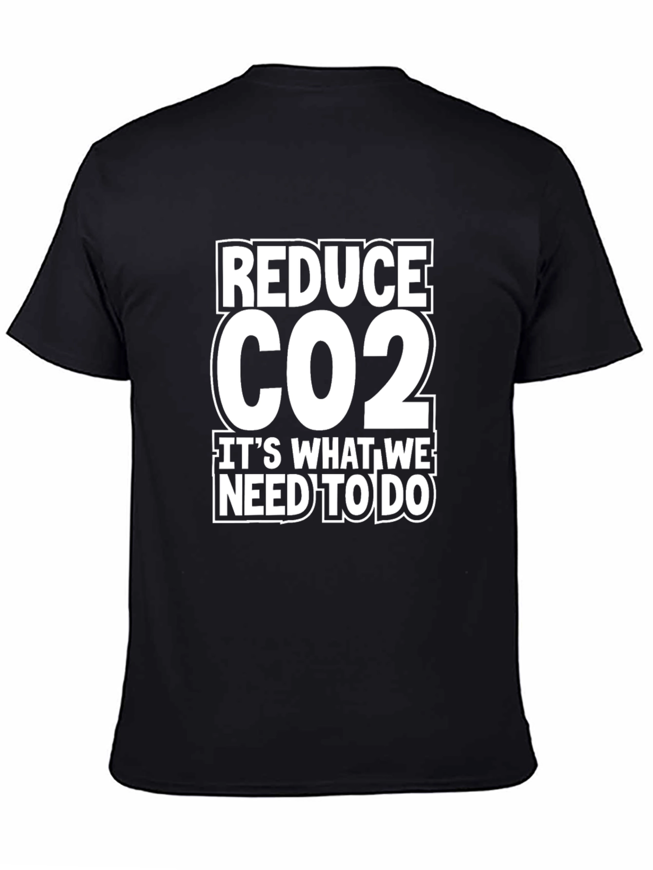 Reduce CO2 T-Shirt: Environmental Awareness Tee