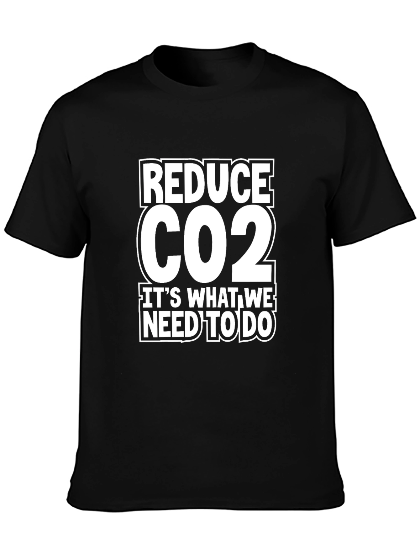 Reduce CO2 T-Shirt: Environmental Awareness Tee