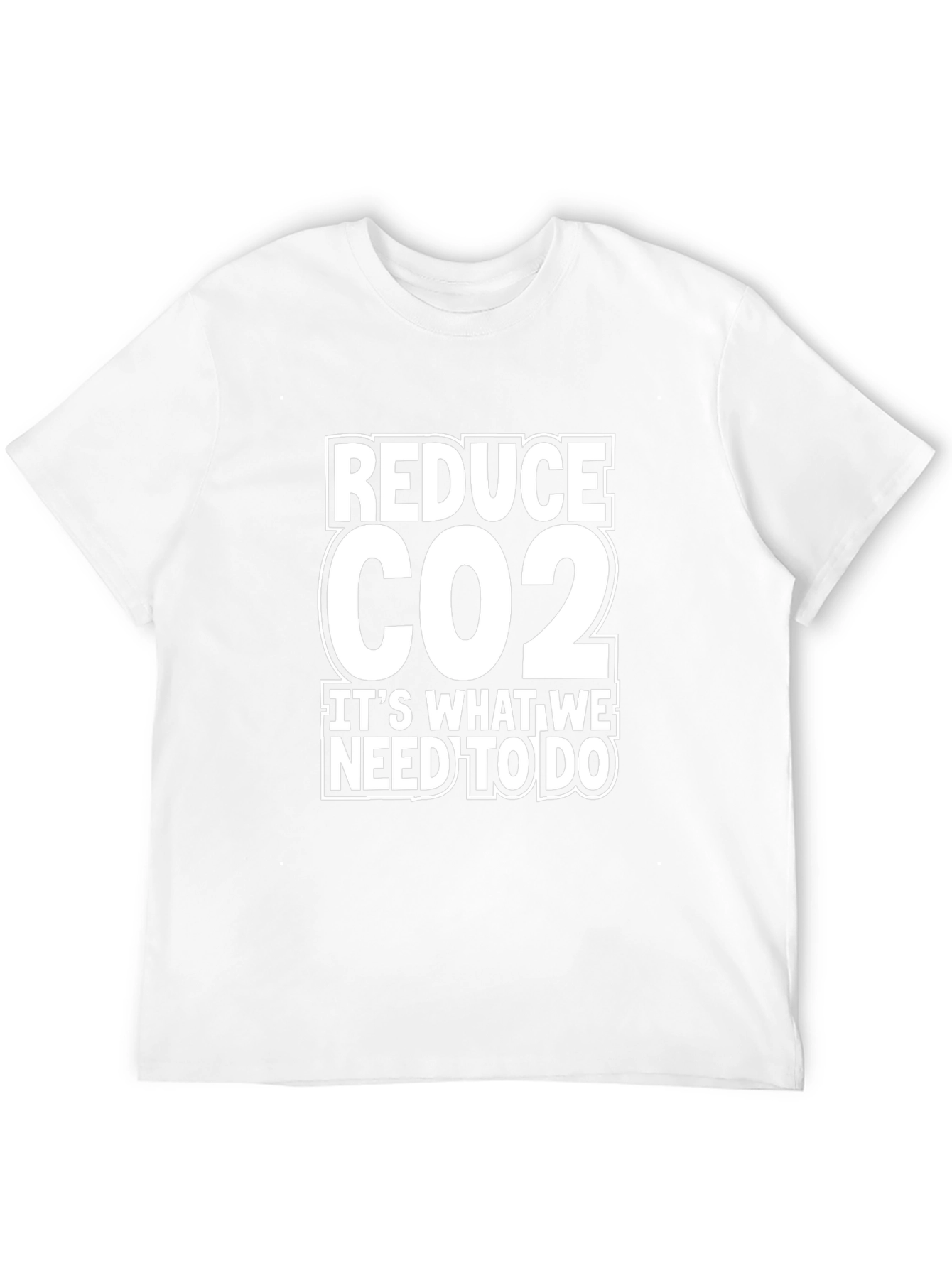 Reduce CO2 T-Shirt: Environmental Awareness Tee