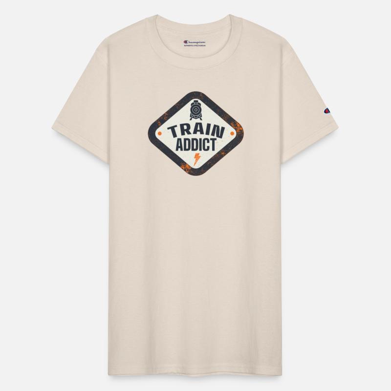 Train Addict Railroad lover Railroader