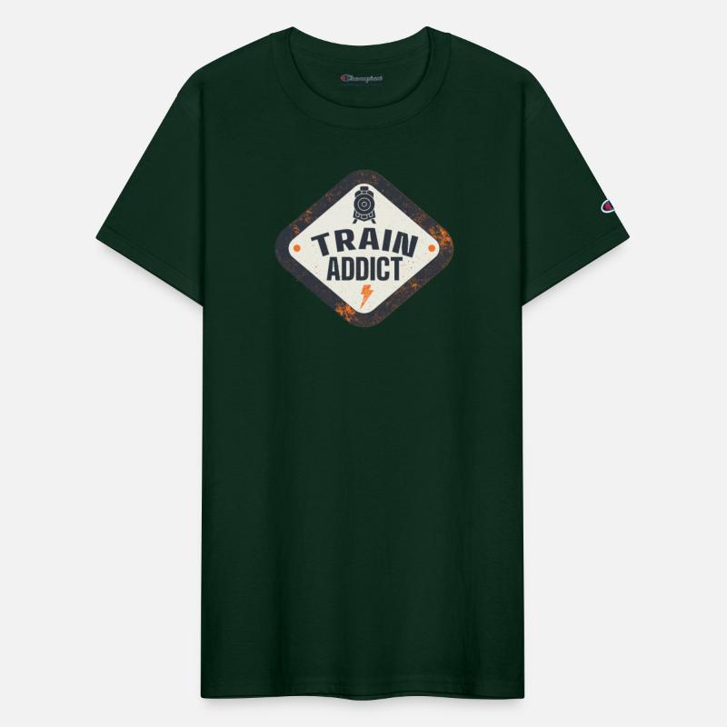 Train Addict Railroad lover Railroader