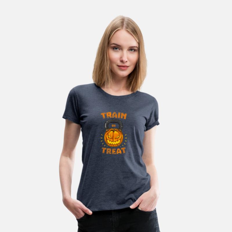 Train Or Treat Pumpkin Kettlebell Halloween