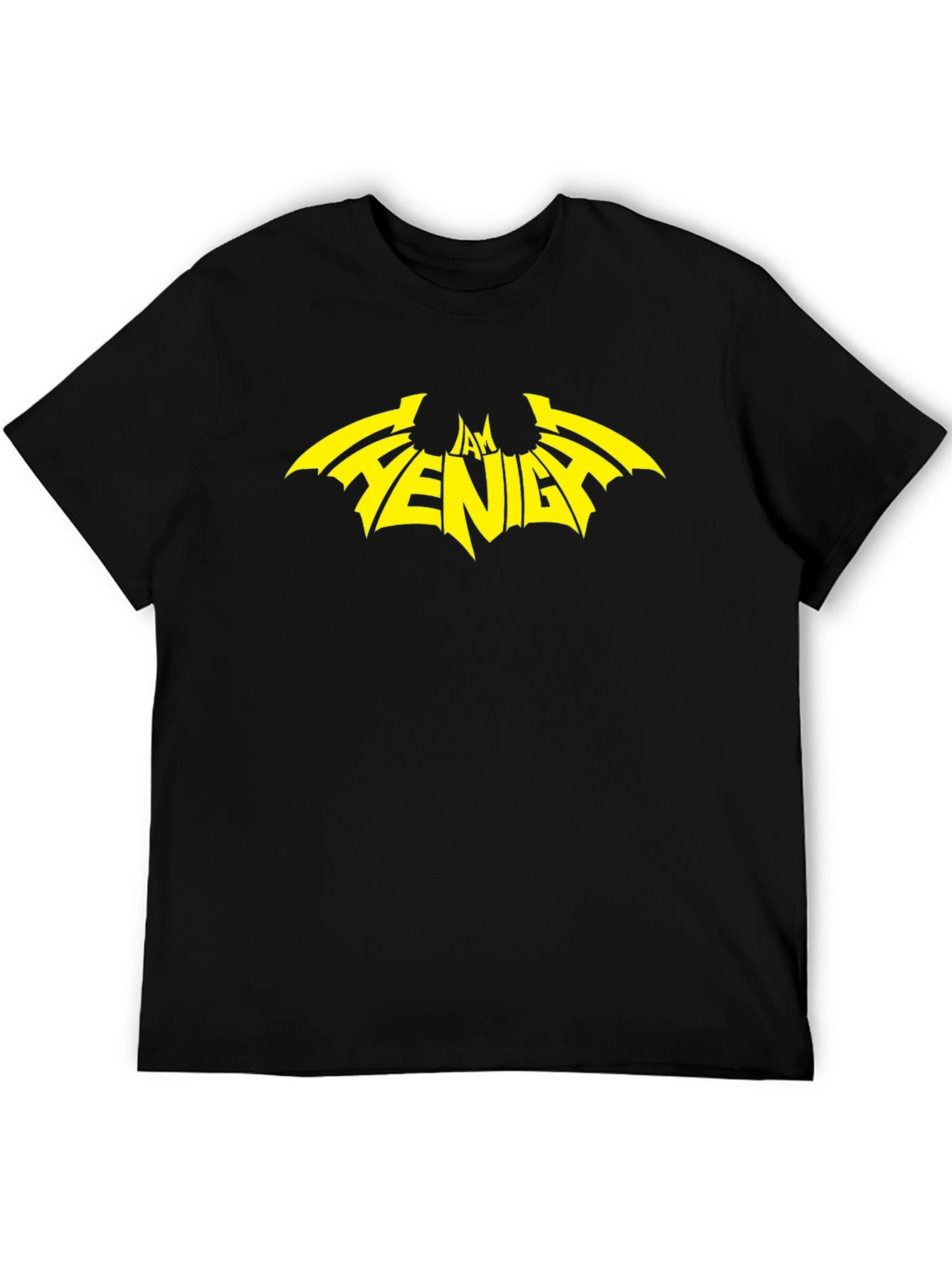 I AM VENGEANCE Batman Inspired Graphic Tee - Black