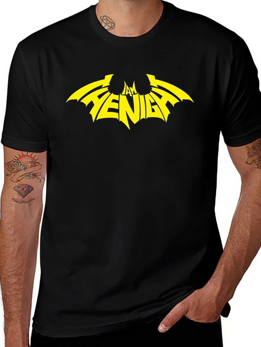 I AM VENGEANCE Batman Inspired Graphic Tee - Black