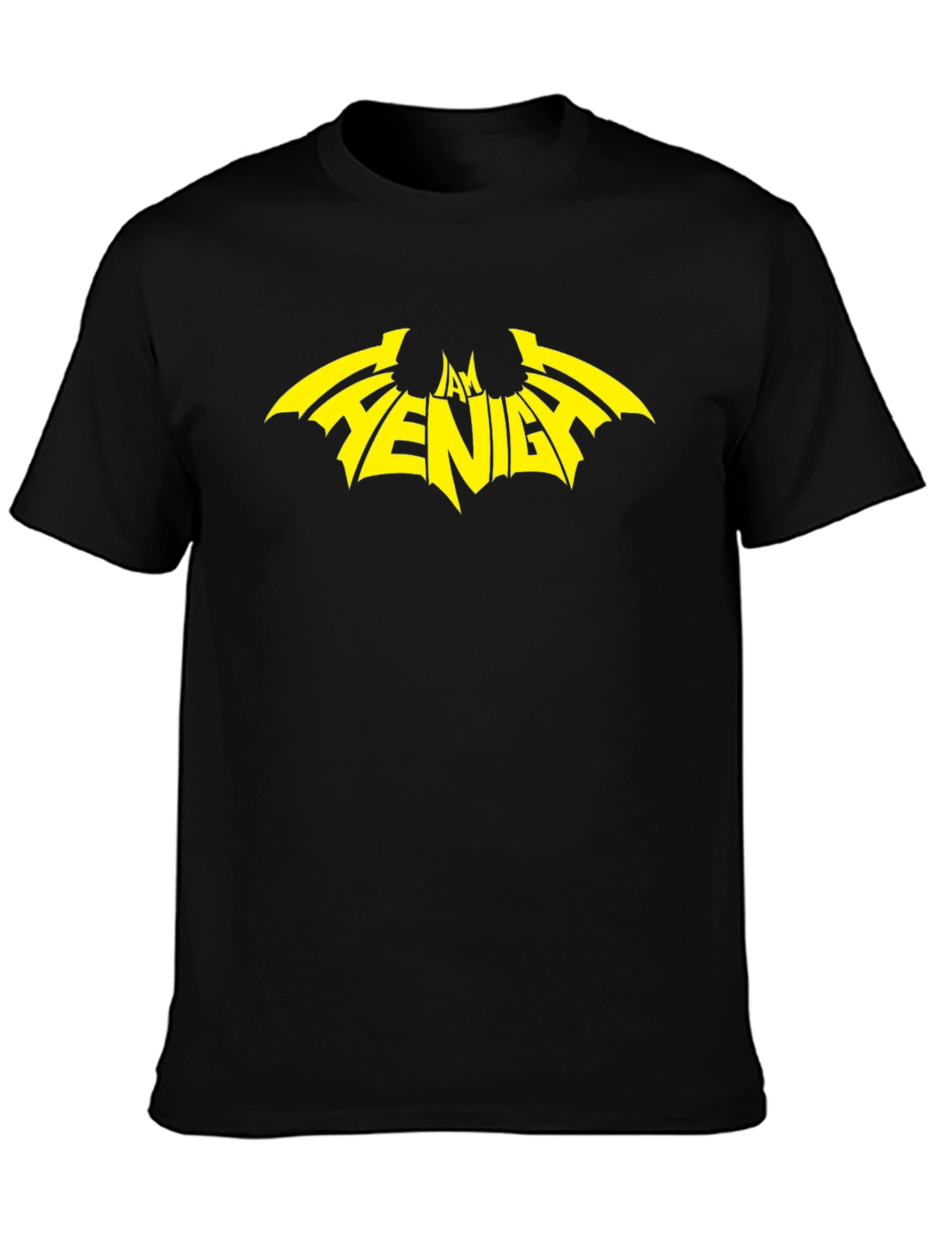 I AM VENGEANCE Batman Inspired Graphic Tee - Black