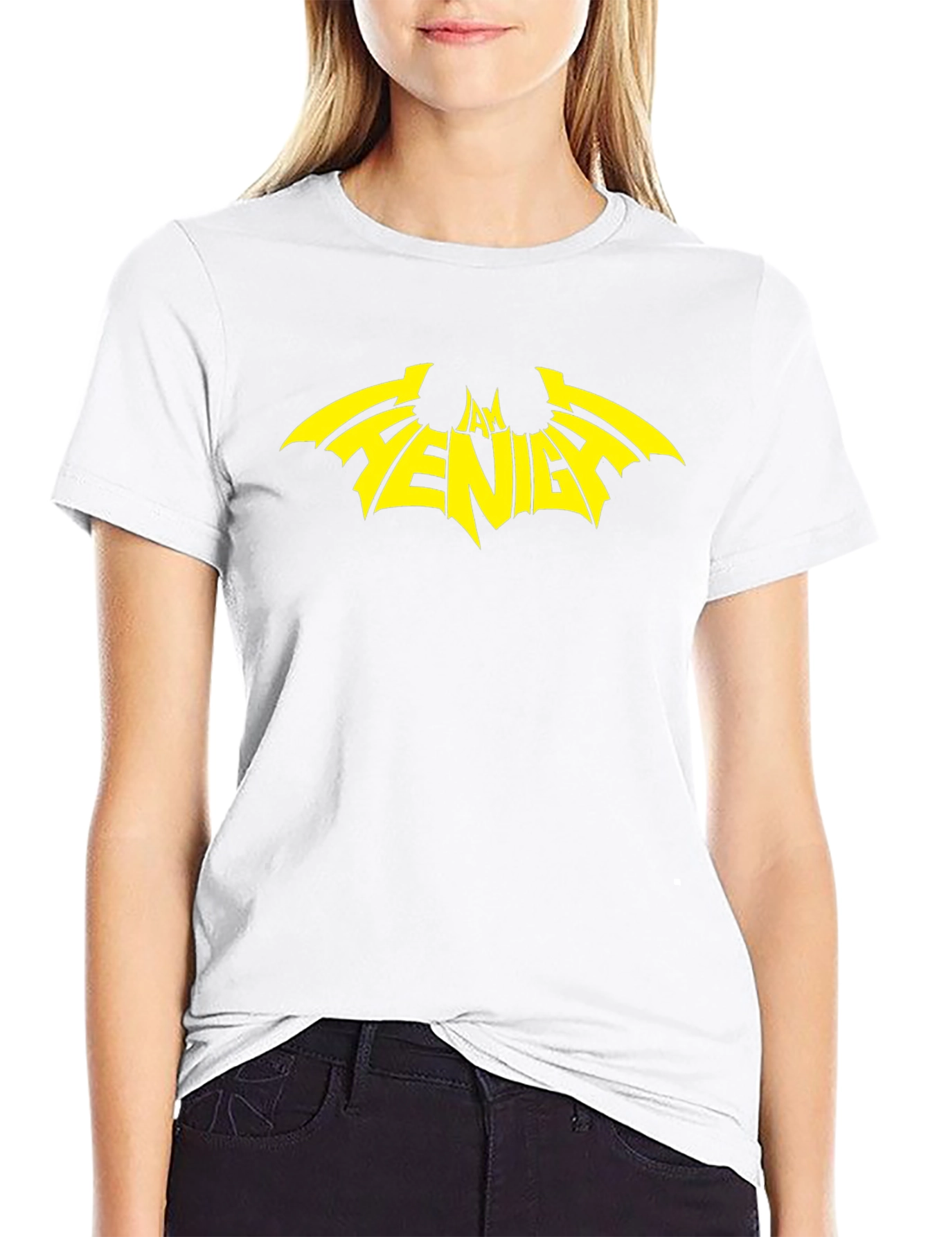 I AM VENGEANCE Batman Inspired Graphic Tee - Black