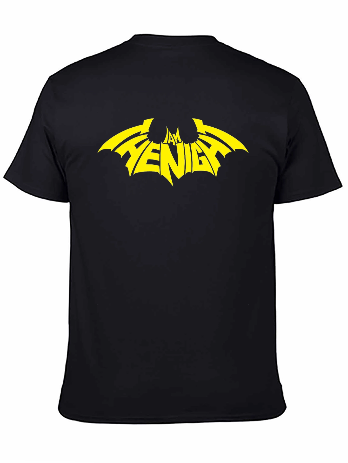 I AM VENGEANCE Batman Inspired Graphic Tee - Black