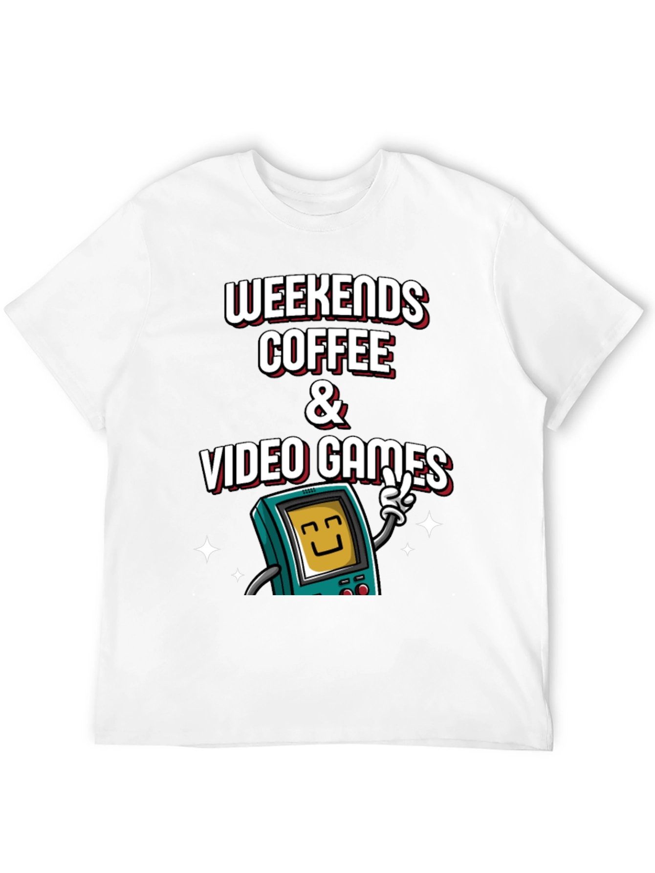 Weekends Coffee & Video Games Graphic Tee