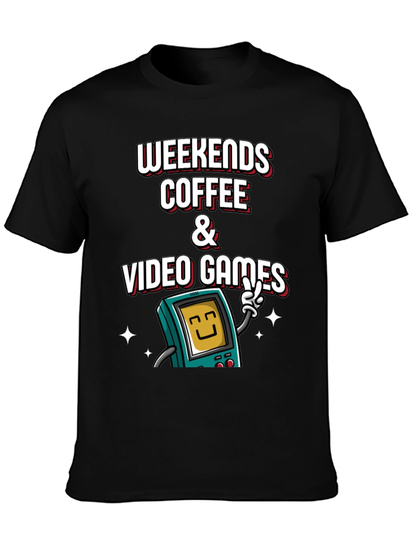 Weekends Coffee & Video Games Graphic Tee