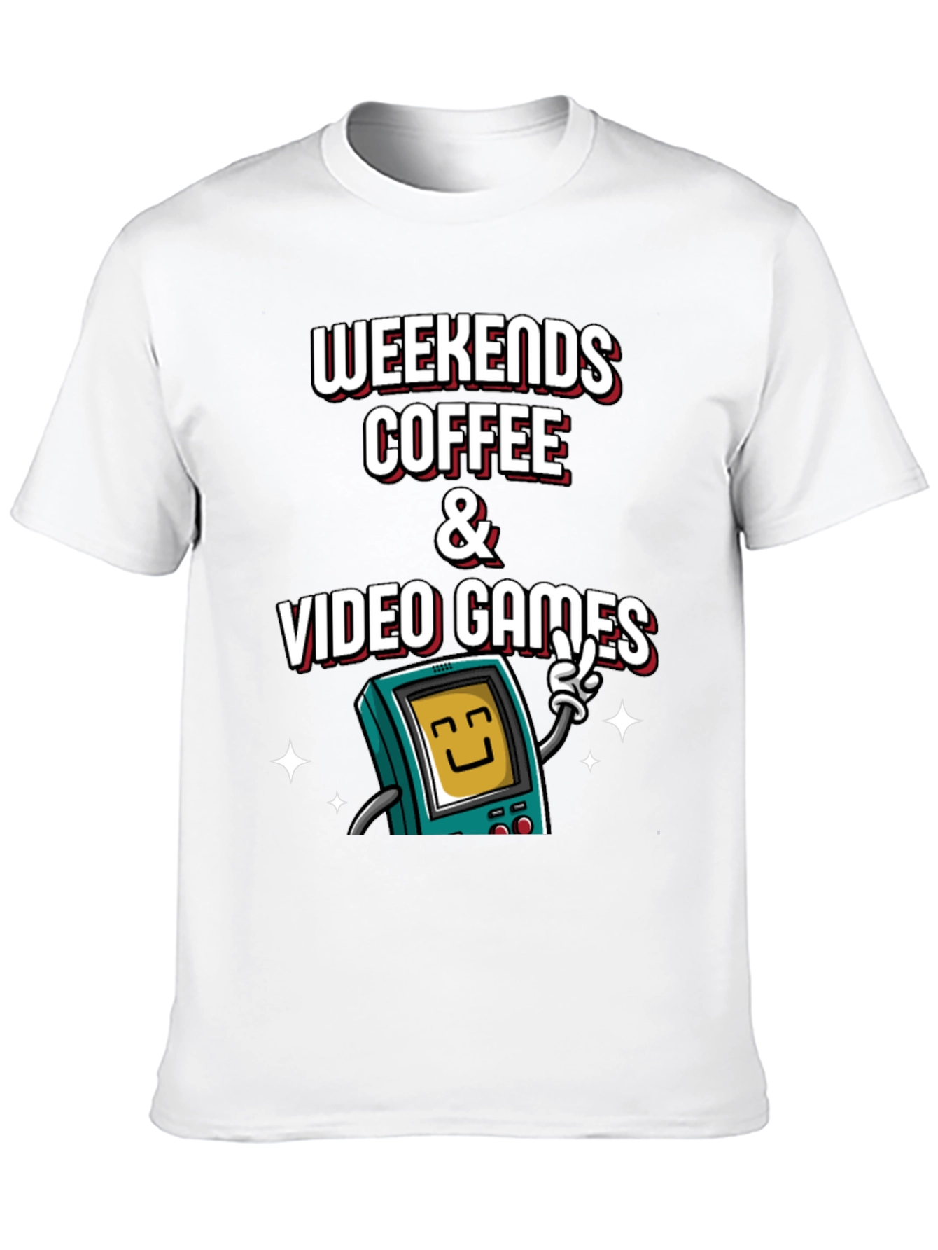 Weekends Coffee & Video Games Graphic Tee