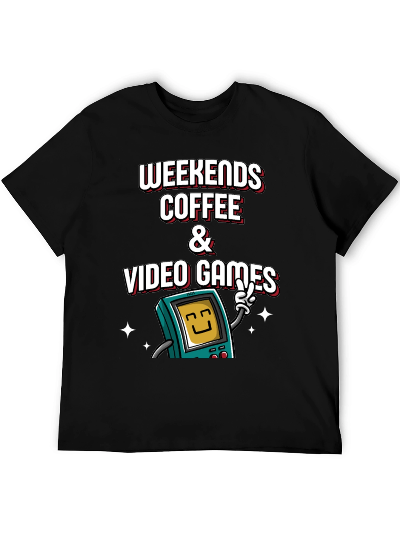 Weekends Coffee & Video Games Graphic Tee