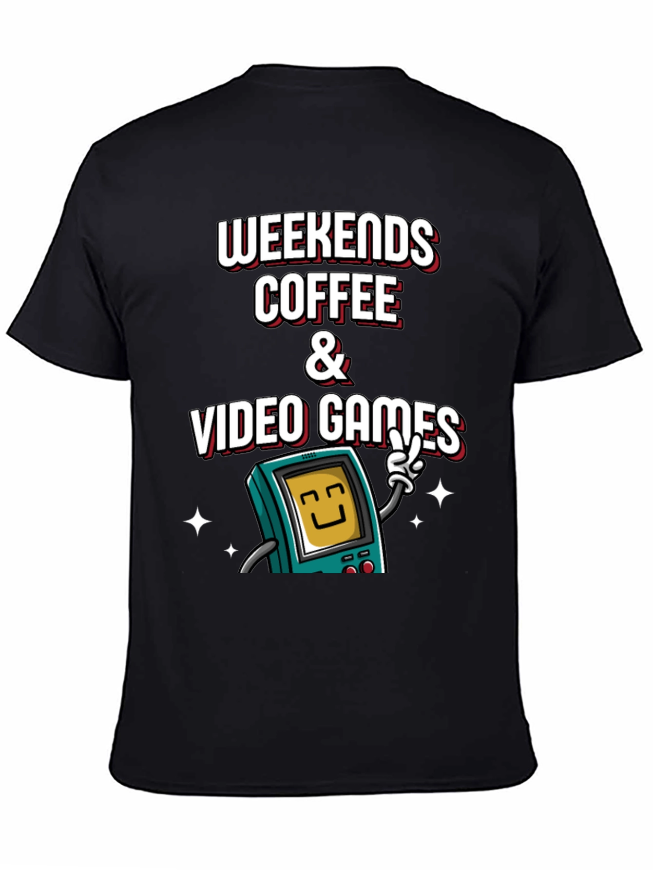 Weekends Coffee & Video Games Graphic Tee
