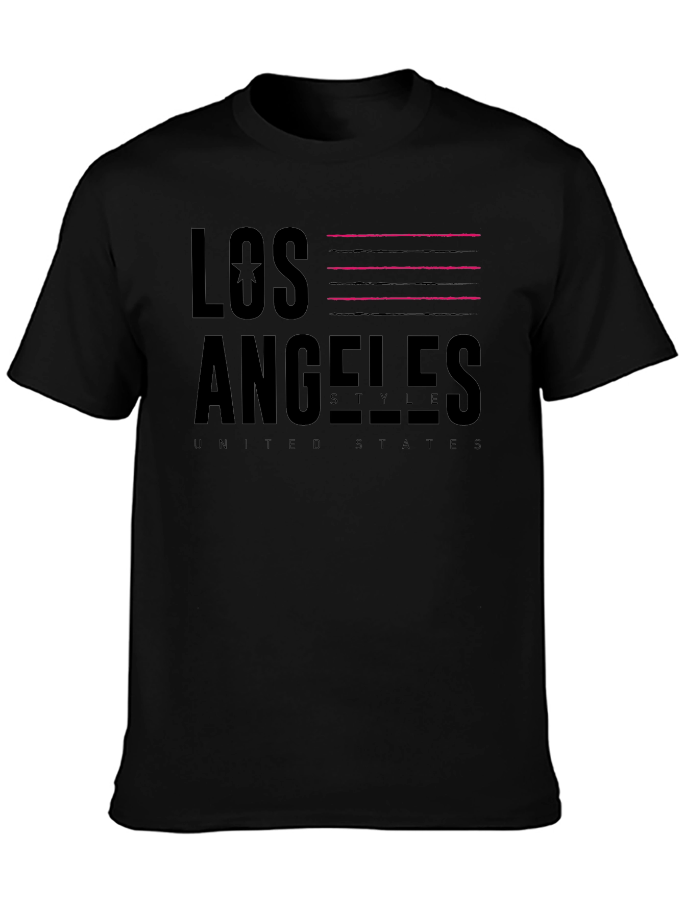 Los Angeles Style T-Shirt - Black