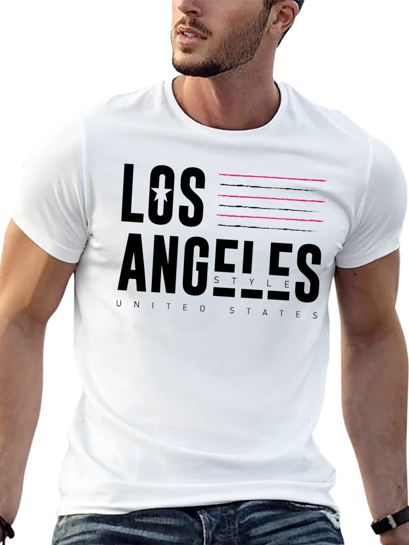 Los Angeles Style T-Shirt - Black