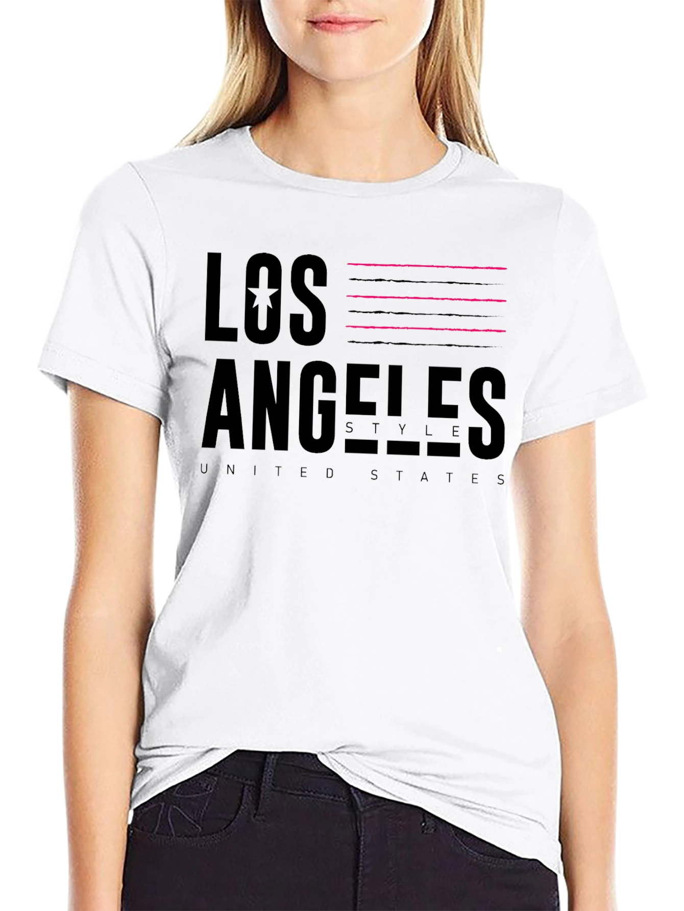 Los Angeles Style T-Shirt - Black