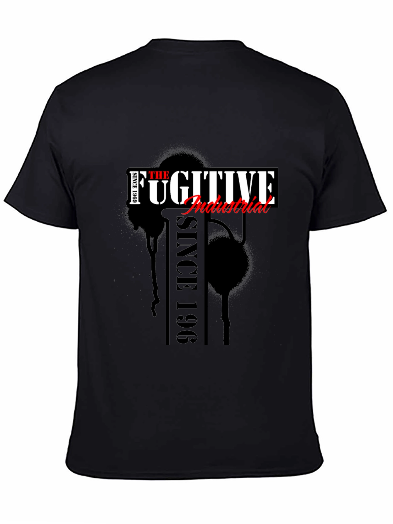 The Fugitive Industrial Black Graphic Tee
