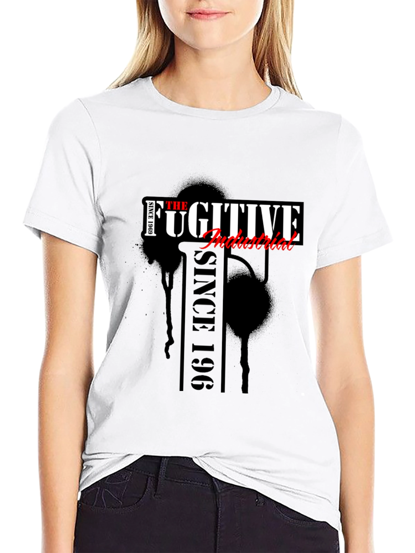 The Fugitive Industrial Black Graphic Tee