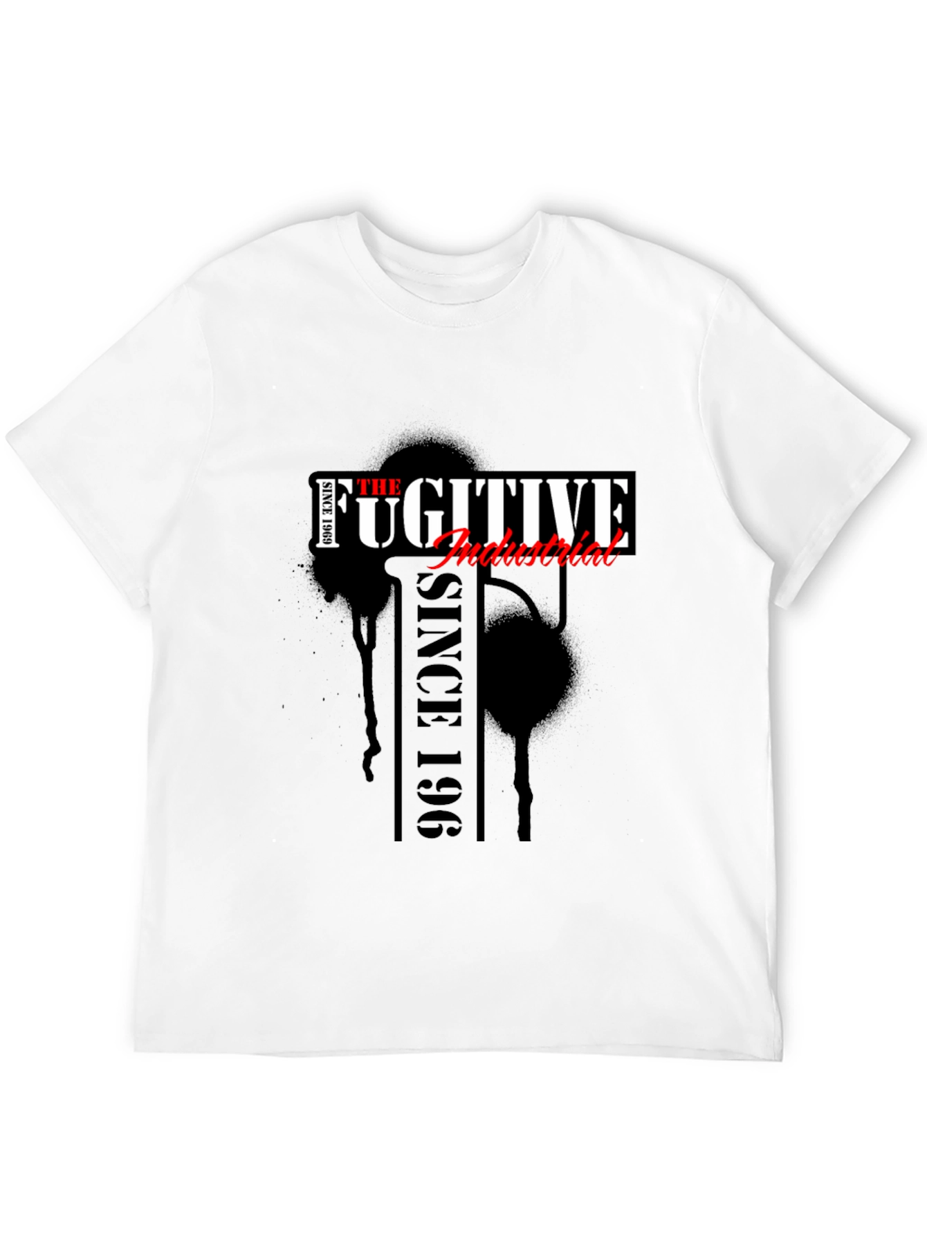 The Fugitive Industrial Black Graphic Tee