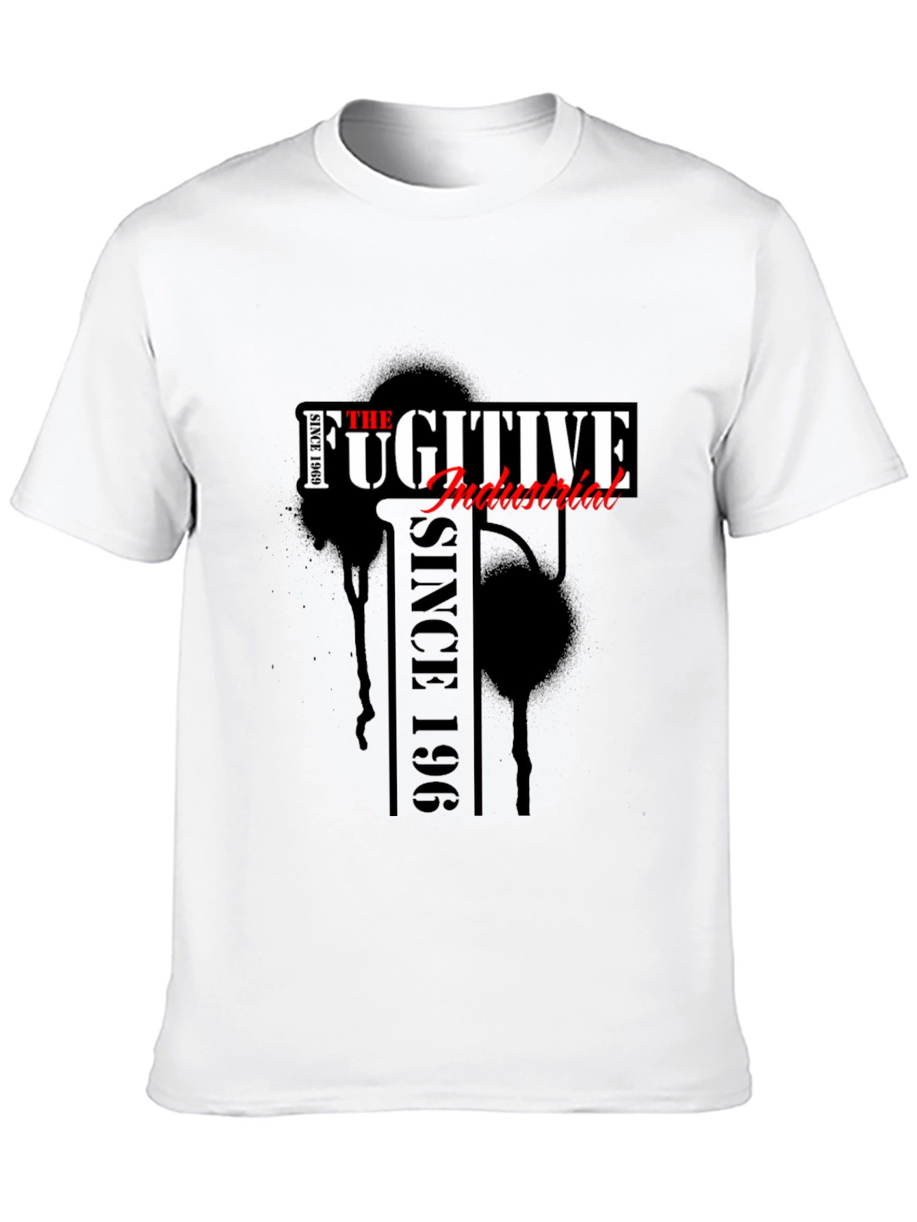 The Fugitive Industrial Black Graphic Tee