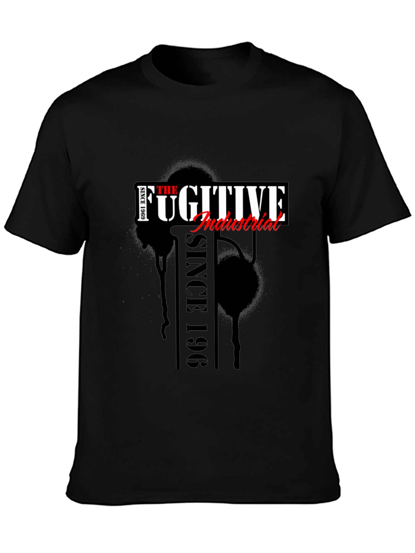 The Fugitive Industrial Black Graphic Tee