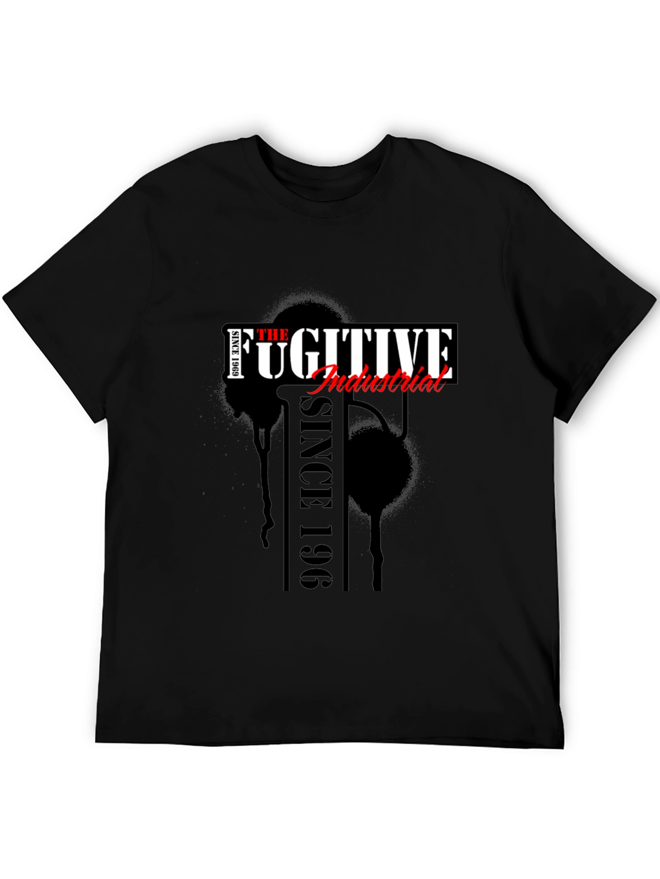The Fugitive Industrial Black Graphic Tee