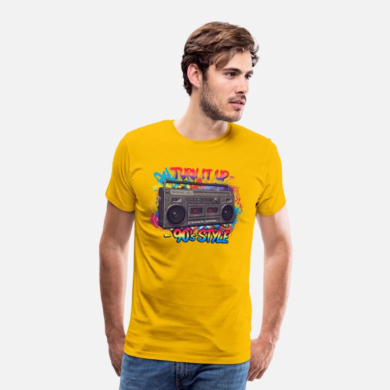 Turn It Up 90s Style Boombox