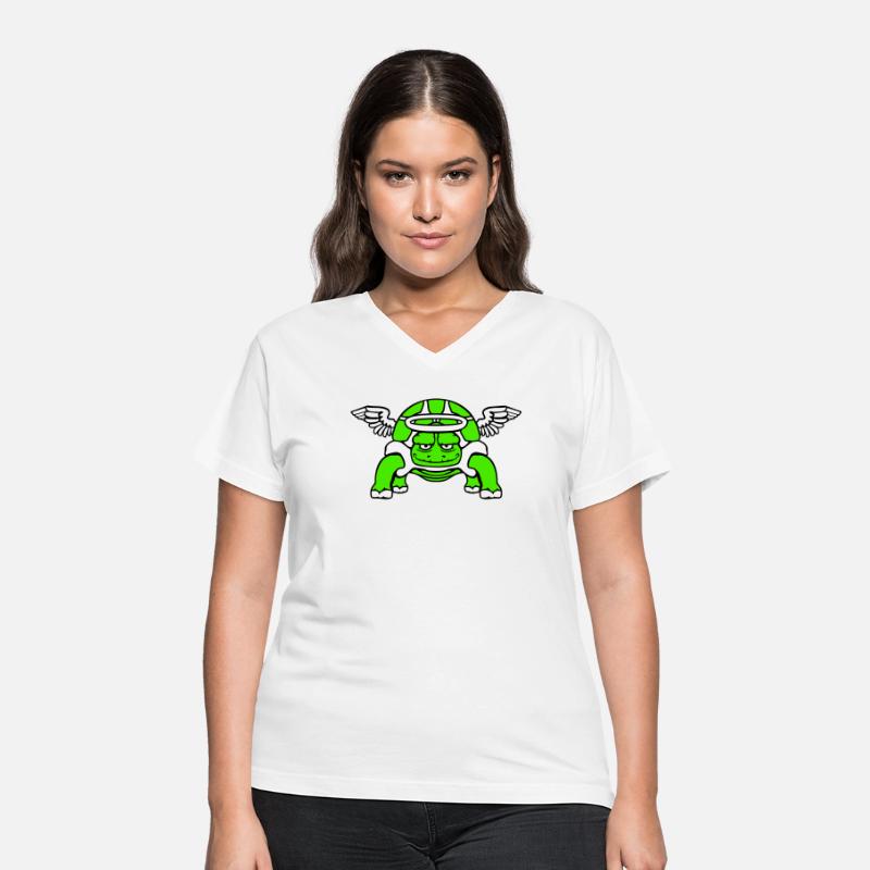 Turtle angel heaven wings halo flying holy funny