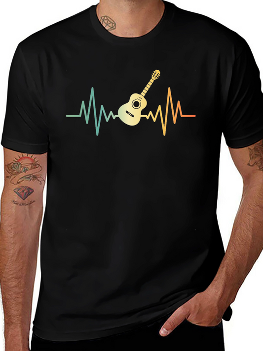 Guitar Heartbeat Graphic Tee