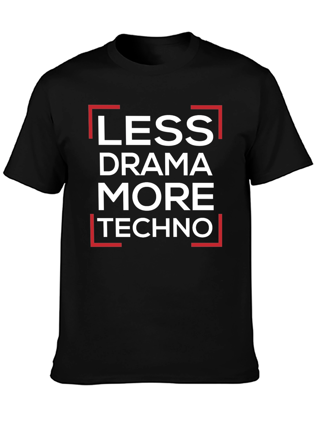Less Drama More Techno Graphic Tee
