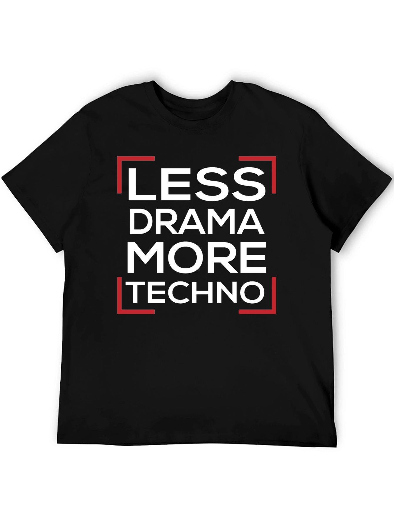 Less Drama More Techno Graphic Tee